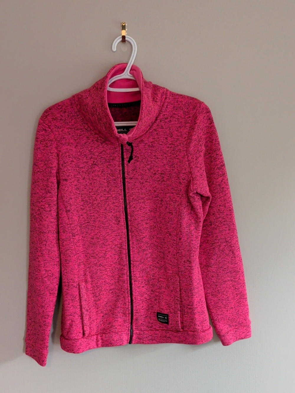 Women’s O-Neil Pink Full-Zip Sweater